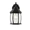 Z-Lite Waterdown 1 Light Outdoor Wall Light, Black & Clear Beveled T20-BK - alternate 2